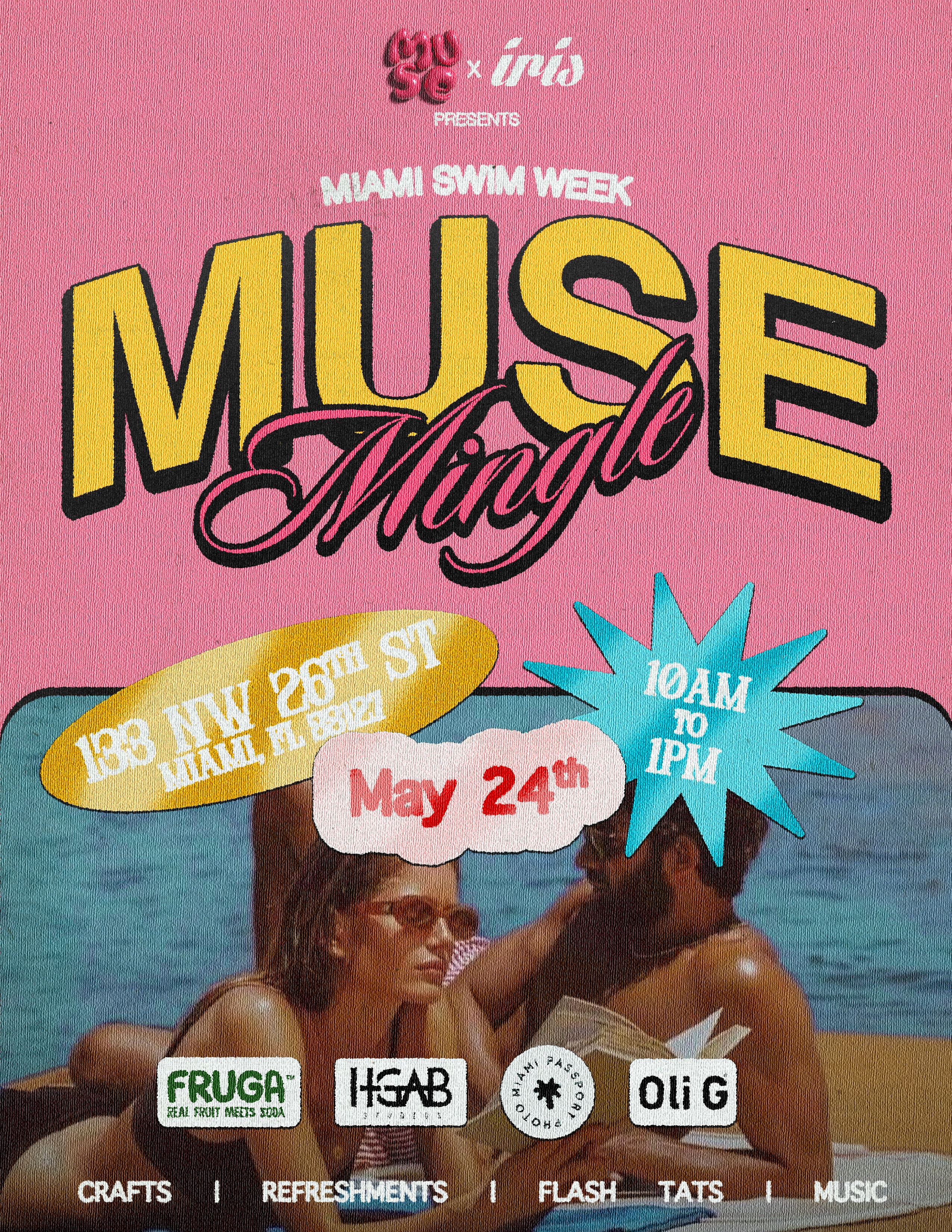 MuseMingle event poster